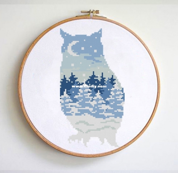 Oh My Stitches - Winter Woodland Owl.jpg