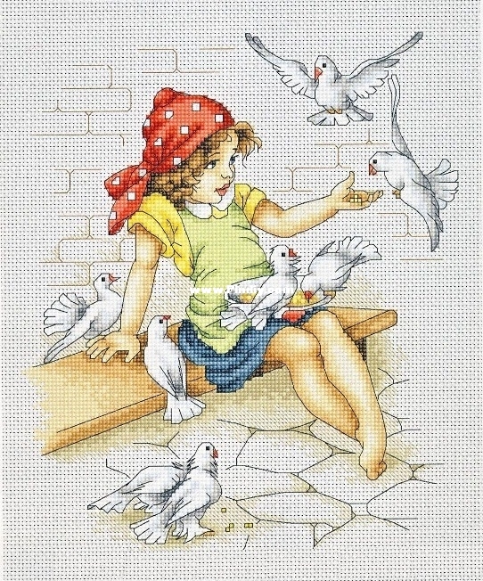 Luca-S B1051 OK Girl with Pigeons - Anchor.jpg