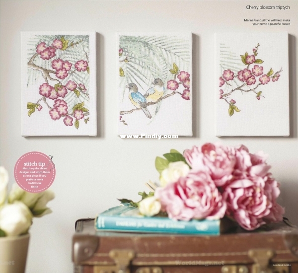 Eastern Beauty - Cherry Blosson Triptych-PIC.jpg