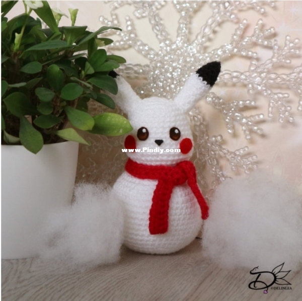 C14. Delinlea - Amigurumi - Pikachu Snowman.jpg