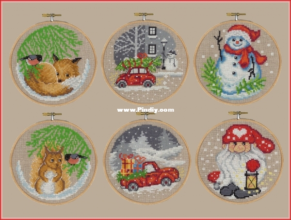 Permin 13-8240 à 13-8245 OK Ornaments223.JPG