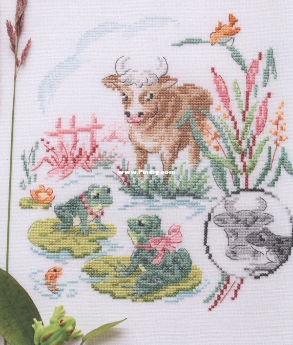 Fables et Comptines Page 012 OK La Grenouille et le Boeuf.jpg