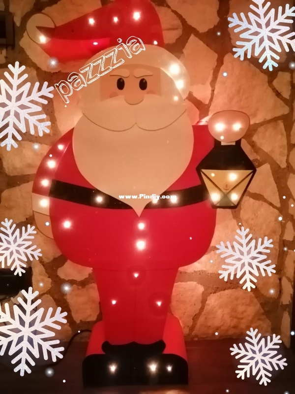 Babbo Natale in gomma eva