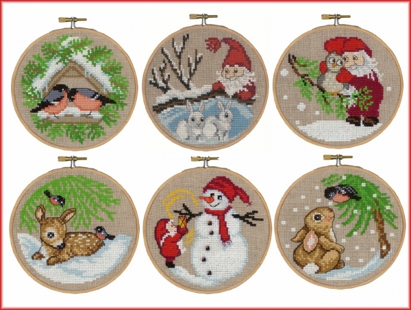 Permin 13-6240 à 13-6245 OK Permin Ornaments.JPG