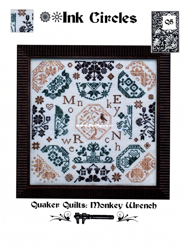 Ink Circles OK Quaker Quilts Monkey Wrench.jpg