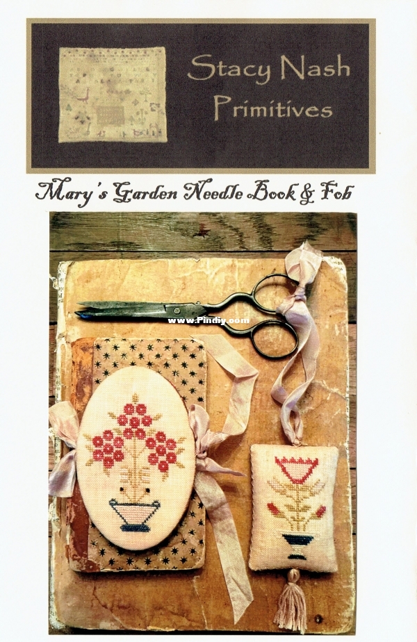 Mary&#039;s Garden Needlebook &amp; Fob .jpg