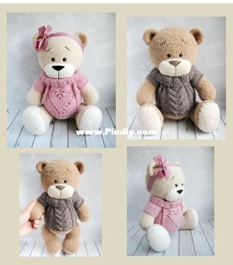 [Crochet] Wasilena Toys - Alena Vasilyeva - Plushki Bear.JPG