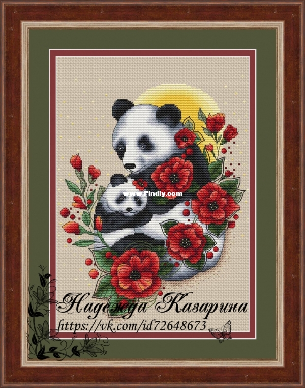 Pandas by Nadezhda Kazarina /Nadi