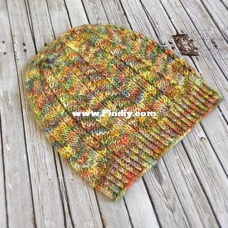 Herringbone Twist Beanie - 1