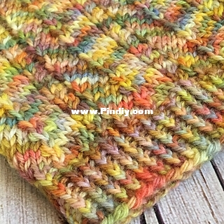 Herringbone Twist Beanie
