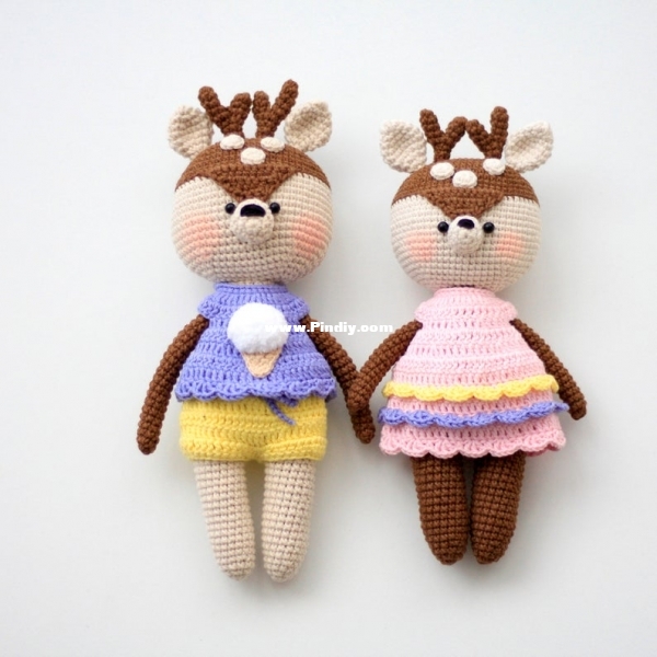 HappyDollsHandmade - Julia Negovorina-baby deers