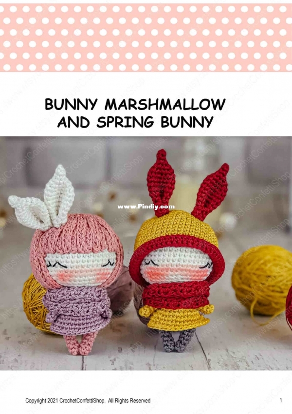 Little Bunny Marshmallow and Spring Bunny