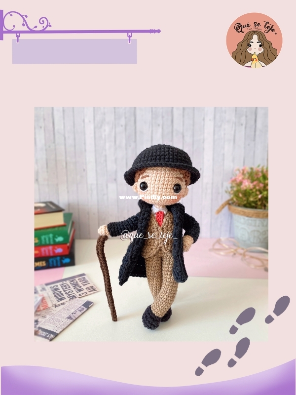 Que Se Teje Amigurumis - Melisa Valdes - Dr,.John Watson - Spanish