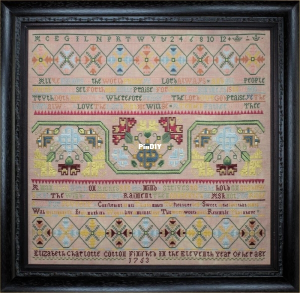 Hands Across the Sea Samplers - Elizabeth Charlotte Cotton 1753.jpg