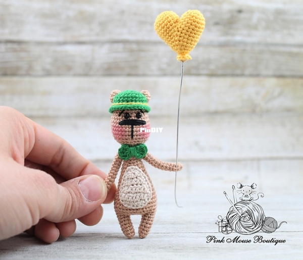 Pink Mouse Boutique - Tiny Amigurumi Bear - St. Patrick’s Day Bear.jpg