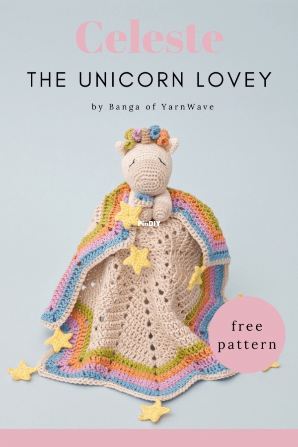 Yarn Wave - Celeste the Unicorn Lovey_1.jpg