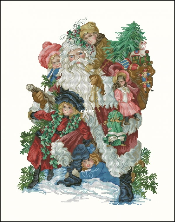 Janlynn 125-231 Santa and Friends_1.jpg