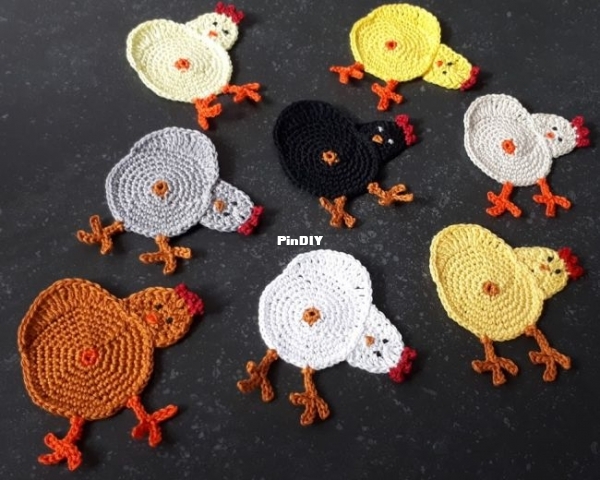 Waninge-Vrieswijk, Ada - Onderzetter loensende kip.jpg