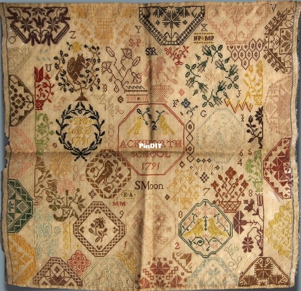 Needleprint OK Sarah Moon 1791 Sampler - DMC.jpg