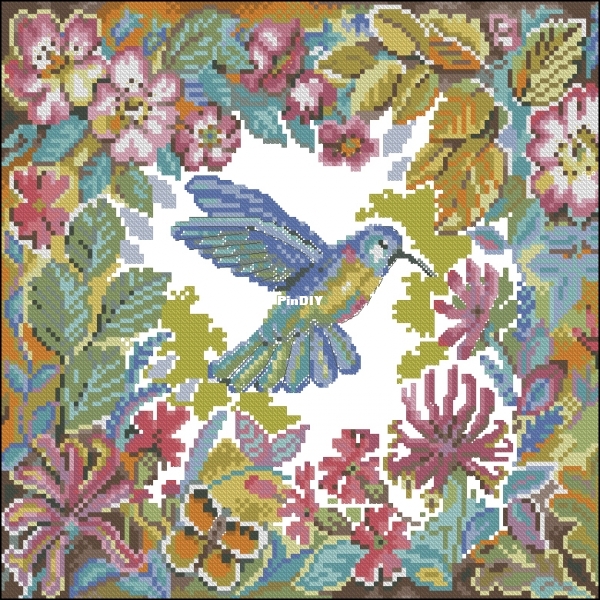 Alive With Colour   - Hummingbird Cushiun.jpg