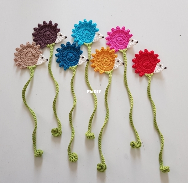 Hedgehog bookmark 2