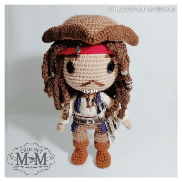 MM Crochet Handmade - Maureen Martinez - Jack Sparrow - Spanish