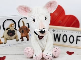 Sweet Oddity Art - Carolyne Brodie -Champ The Bull Terrier