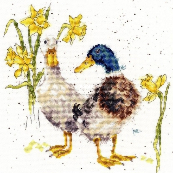 Bothy Threads XHD6 Ducks and Daffs (Утки и нарциссы) 810 грн.jpg