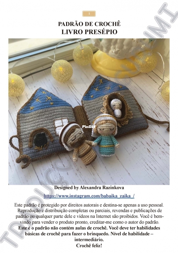 Babaika zaika - Alexandra Razinkova - Nativity Book - Portuguese