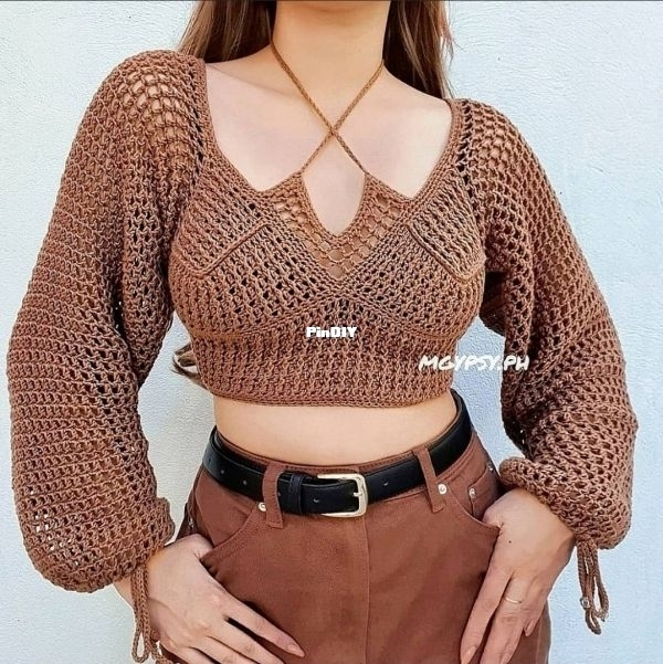 Mgypsy - Delta Crochet Top Pattern - English