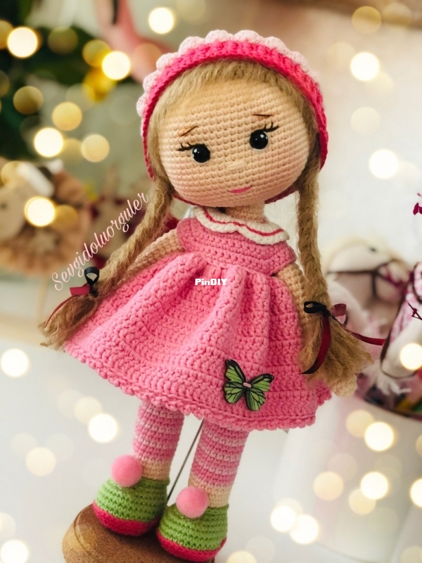 sevgi dolu orguler-Cupcake Doll