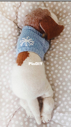 Puppy snowflake sweater