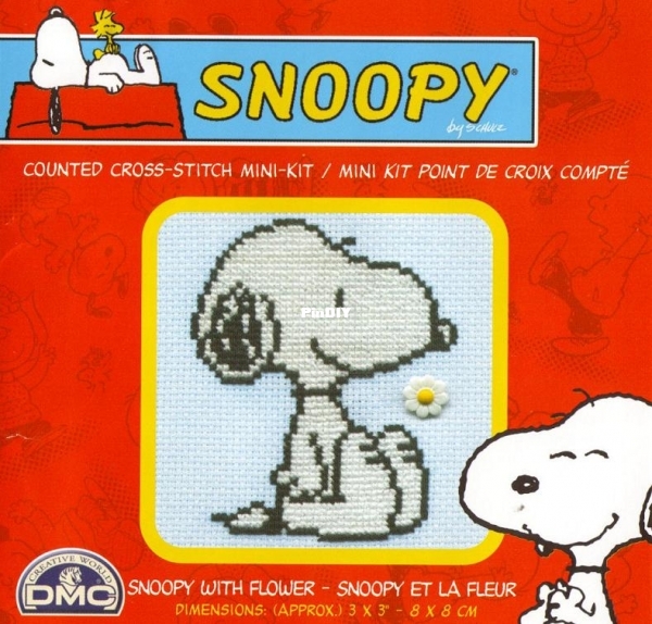 Dmc BL308-62 - Snoopy with flower.jpg
