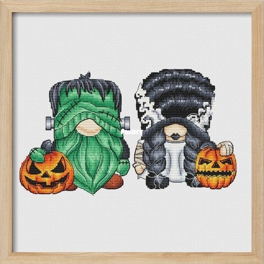 Frankenstein Family Gnomes.jpg