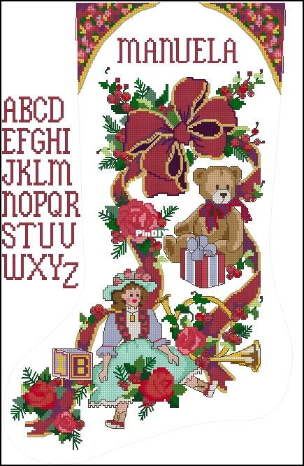 08419 Christmas Nostalgia Stocking-DIM.jpg