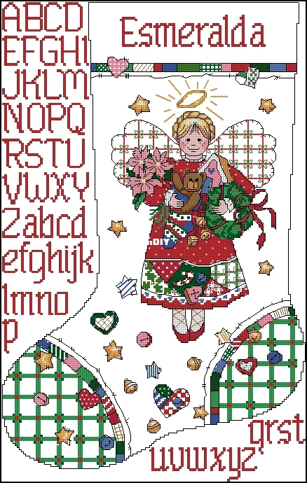 08465 Country Patchwork Angel Stocking-DIM.jpg