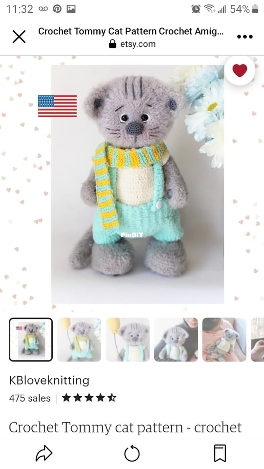 KBloveknitting - Ekaterina Borisova-tommy cat