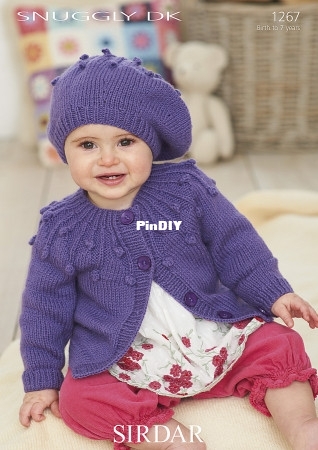 Cardigan and Beret in Sirdar - Snuggly DK - 1267 - Sirdar.jpg