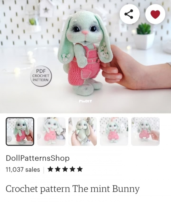 COLORFUL DREAMS-DollPatternsShop-OLGA MUZALEVSKAYA-the mint bunny