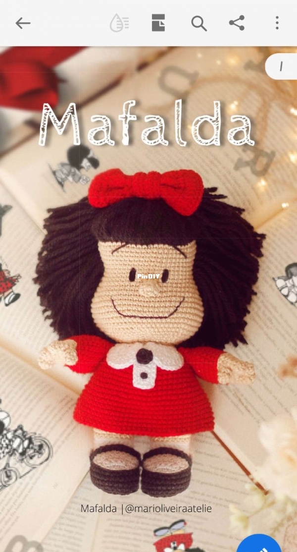 Mari Oliveira Ateliê - Mafalda - Portuguese