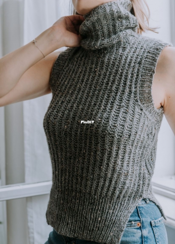 Melody Slipover Vest by We Are Knitters Free