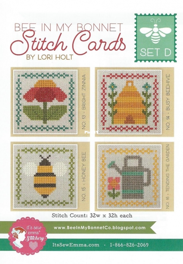 Bee In My Bonnet Stitch Cards Set D.jpg