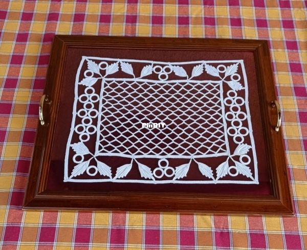 crochet tray
