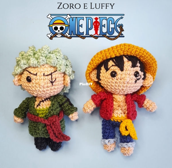 Artemis Crochê - Aila Dias e Elmar Vidigal -  Luffy e Zoro - Portuguese.jpg