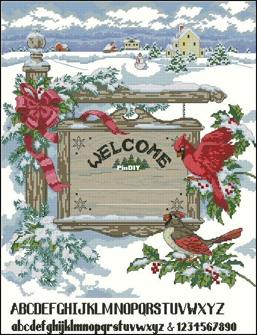 8524 Holiday Welcome Sign-DMC.jpg