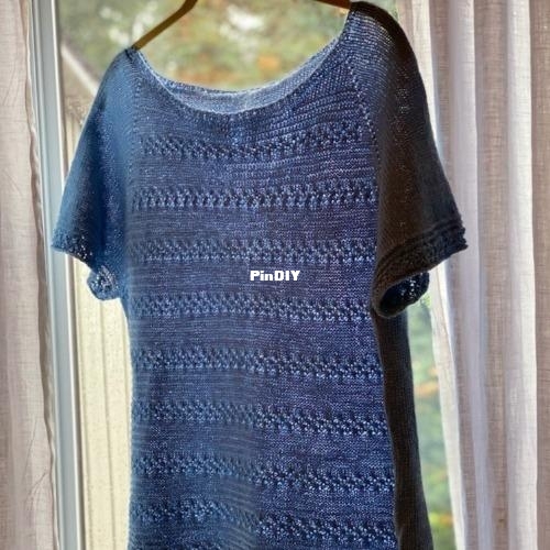 Kamilla Tee Adult by Claudia Q for EweKnit Toronto