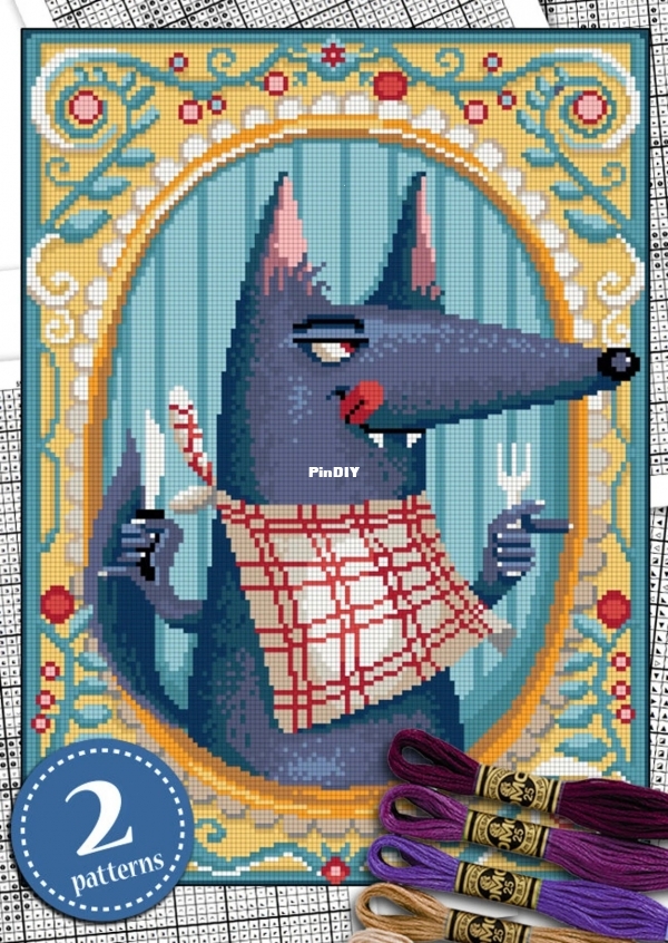 Mrs Peggotty Arts - Red Riding Hood - Mr Wolf.jpg