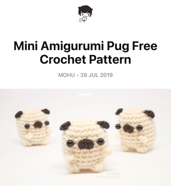 Mini Amigurumi Pug Free Crochet Pattern.jpg