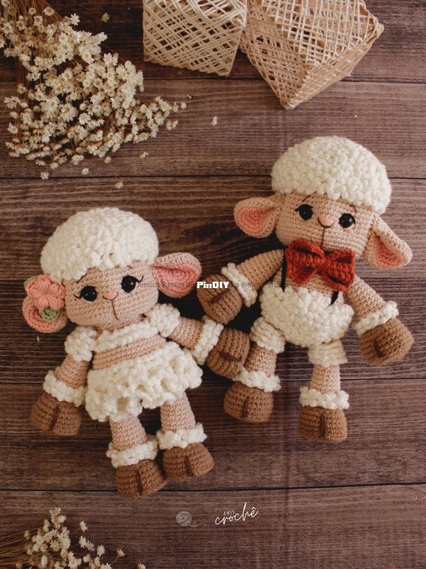 Amis Crochê - Jéssica Ramos de Souza Simão - Ebook Ovelhinha  Bia e Bento - Portuguese