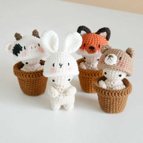 Big Bebez - Yun Young Lee - The fairy in the flowerpot - Bunny, Bear,  Fox, Milk cow.jpg